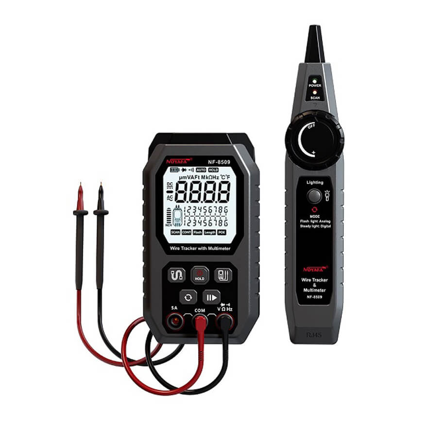 Máy test cáp mạng và đồng hồ vạn năng NOYAFA NF-8509
